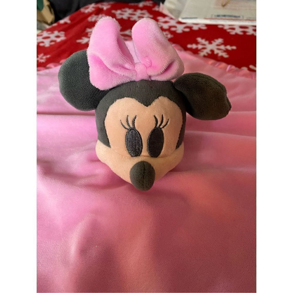 Disney baby pink Minnie mouse lovey, plush 15 x 15